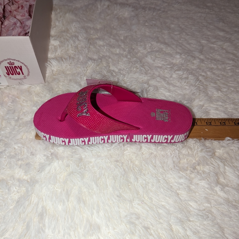 Nwt Juicy couture fuchsia Juicy Sandy sandals - Picture 13 of 16